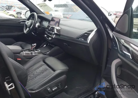 2020 BMW X3 M Competition z USA, uszkodzony, nr VIN 5YMTS0C03L9B72424